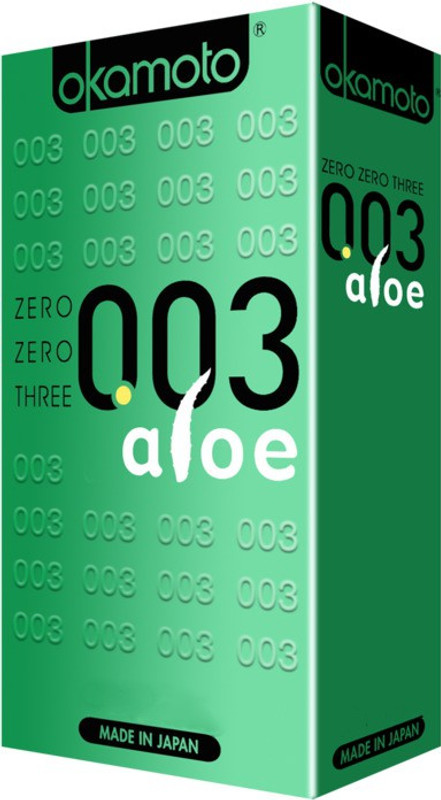 okamoto 003 Aloe Almost Nothing Premium Condom(10 Sheets)