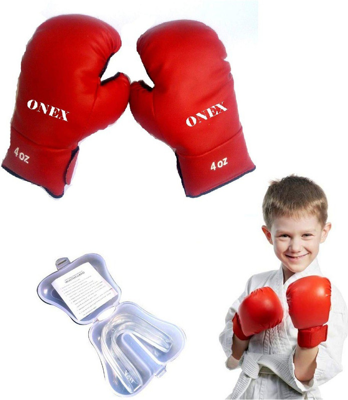 ONEX Boxing Glove for Boys/Girls And Mouth Guard Boxing Kit