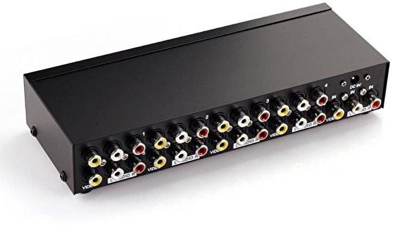 TERABYTE 1x8 HDMI Splitter, Out Audio Video HDMI 1.4V Splitter, 4k 8 Port HDMI Splitter Media Streaming Device(Black)