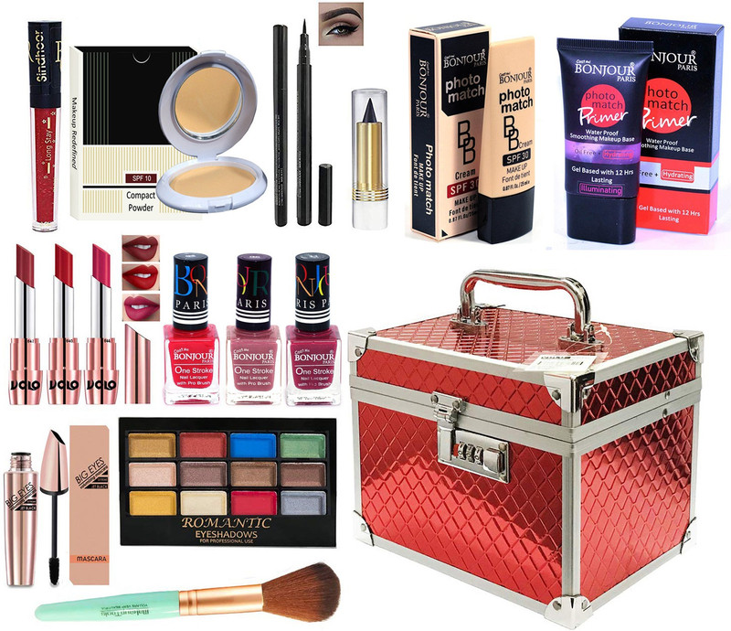 BONJOUR PARIS Women Makeup Kit 01122019A6(Pack of 16)
