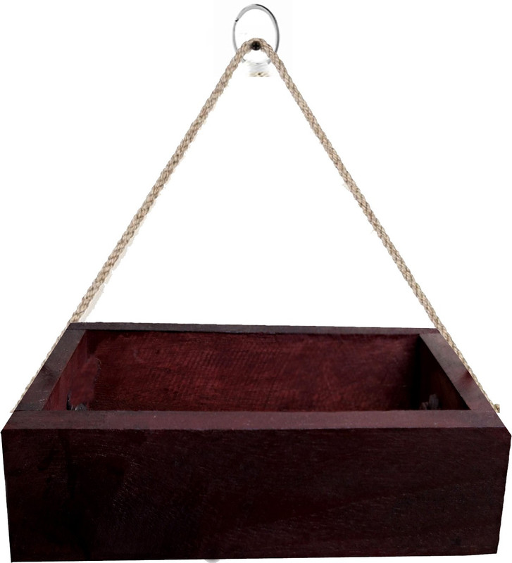 LIVEONCE natural bird feeder Window Bird Feeder Bird Feeder(Brown)