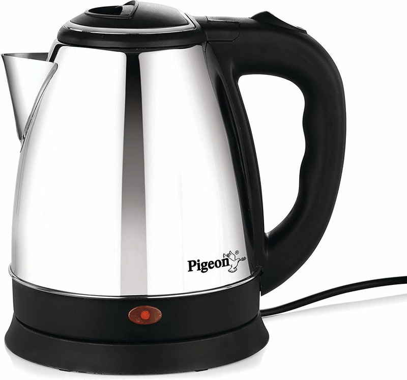 Pigeon Favourite Electric Kettle(1.5 L, Silver, Black)