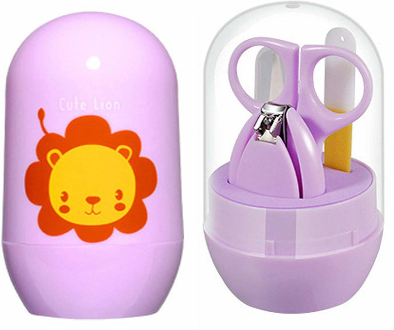 Gilli Shopee Baby Manicure Set, Baby nail clipper, Steady Grip Infant Clipper and Baby Nail Scissors, Baby Grooming Set, Complete Care Kit for Any Child, Newborn(Pink)