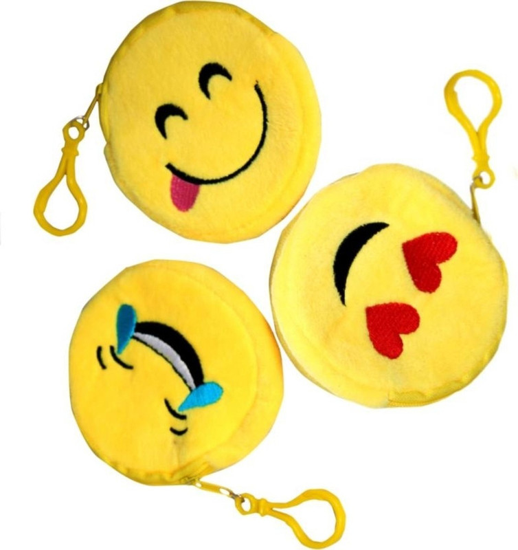 BeautyQua Cute Smiley Kiss Cool And Love Coin Purse Pocket Pouch For Girls Women Coin Purse