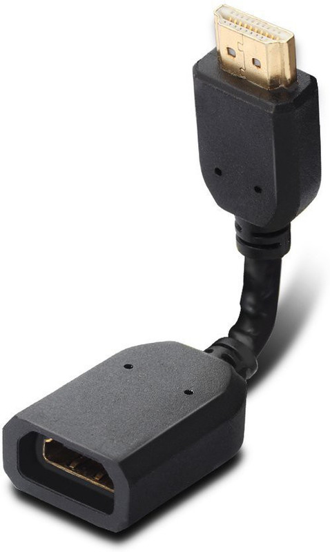 InfiDeals  TV-out Cable High Speed HDMI Male to Female Extender Adaptor Converter Support 4K 1080p(Black, For TV)