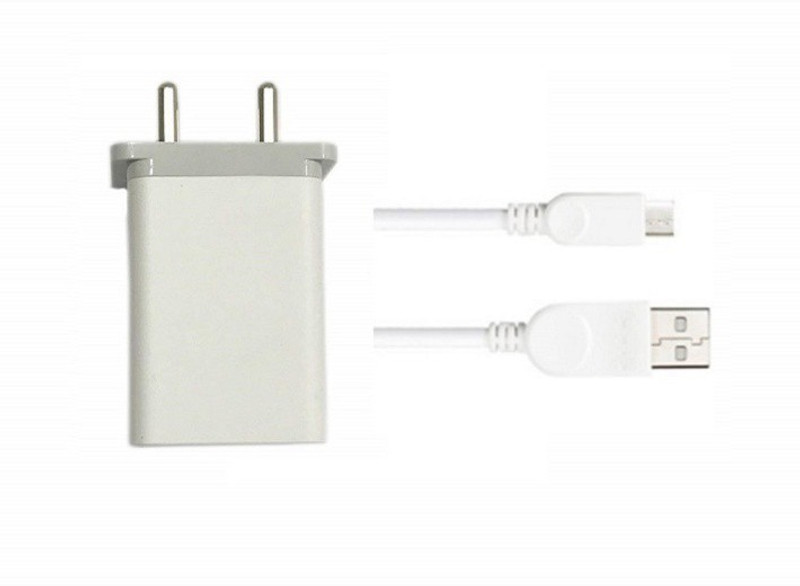FYN Store Wall Charger Accessory Combo for Hi Speed Original Charger Oppo F1s / F3/Plus, F5/Youth, F7, A83, A37f, A37, A71, A57 Like Original Charger Best Seller Garg Associates(White)