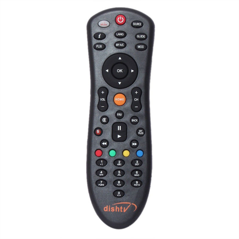 dishtv OSSDDNN-DSHH-TV UNIVERSAL RMT UNIVERSAL TV MODE Presenter(Black)