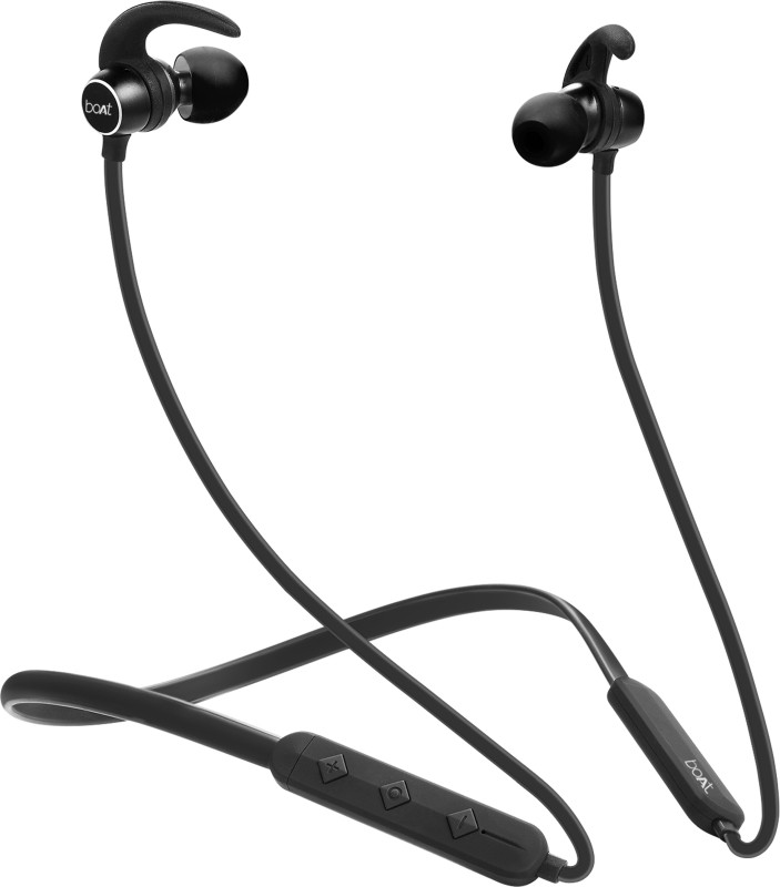 boAt Rockerz 255F Bluetooth Headset(Active Black, In the Ear)