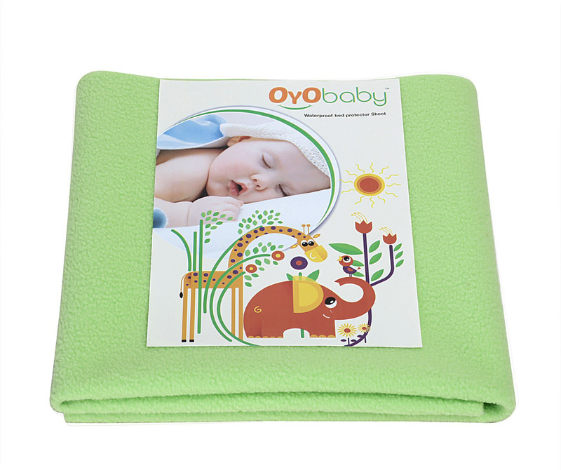 Oyo Baby Cotton Baby Bed Protecting Mat(Light Green, Extra Large) Oyo Baby Cotton Baby Bed Protecting Mat(Light Green, Extra Large)