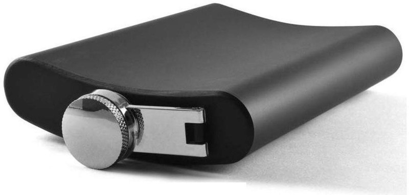 Dynore Black hip flask Stainless Steel Hip Flask(240 ml)