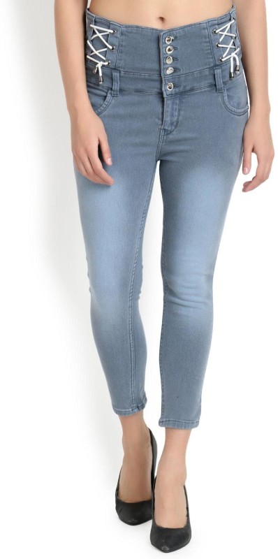 Perfect Outlet Skinny Women Grey Jeans