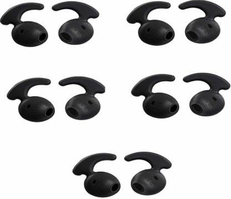 YTMM EARBUDS ANTI SLIP In The Ear Headphone Cushion (Pack of 6, Black) In The Ear Headphone Cushion(Pack of 6, Black)
