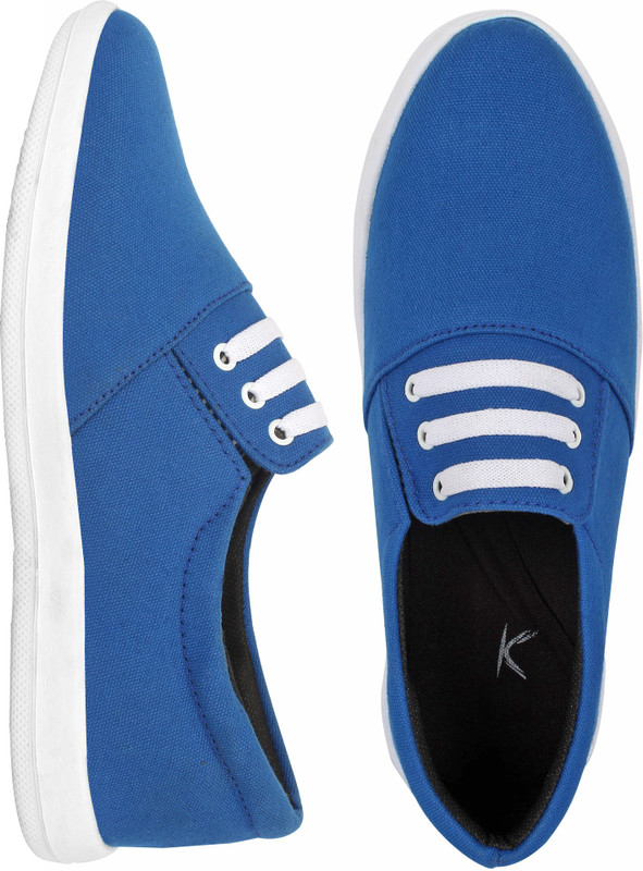 Kzaara Slip On Sneakers For Men(Blue) Kzaara Slip On Sneakers For Men(Blue)