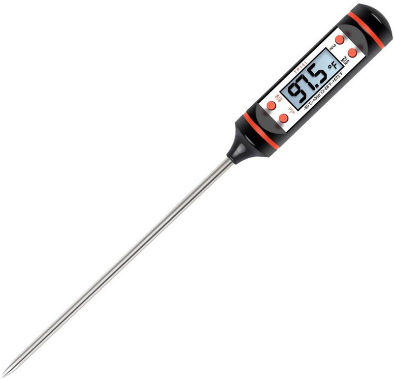 Fedus Food Cooking Barbecue BBQ Gas Oven Electronic Temperature Tester Thermometer with Fork Kitchen Thermometer