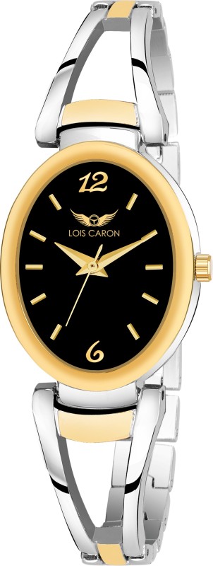 Lois Caron LCS-8617 PREMIUM ORIGINAL GOLD PLATED TWO TONE WATCH FOR GIRLS...