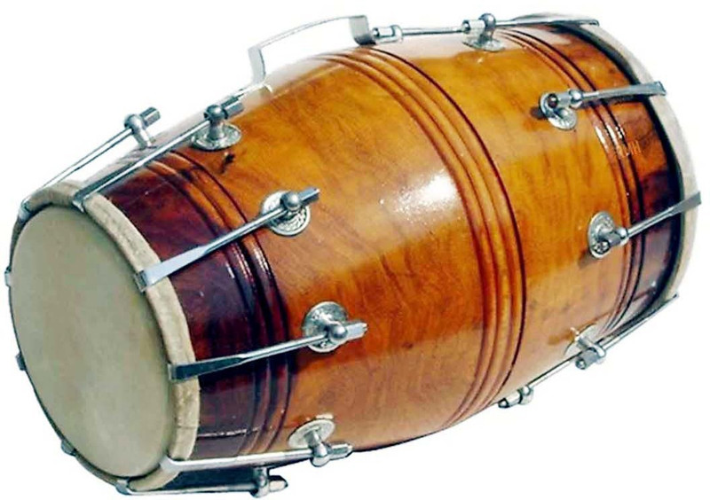 GT manufacturers Yellow Nut bold Polish Dholak Nut & Bolts Dholak(Yellow)