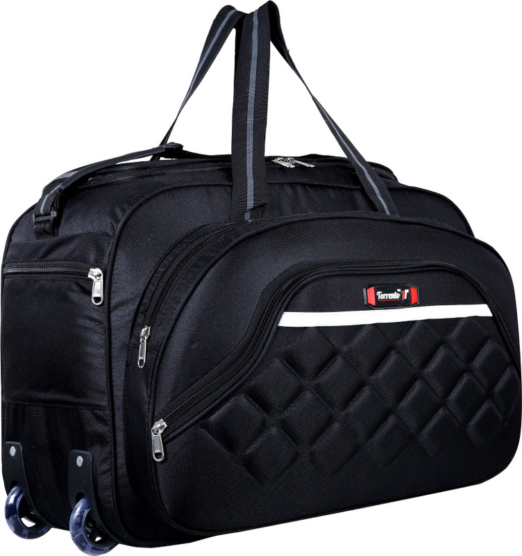 TORRENTO (Expandable) STYLISH DUFFEL IN BEST QUALITY FABRIC TRAVELLING TWO WHEEL Duffel With Wheels (Strolley)