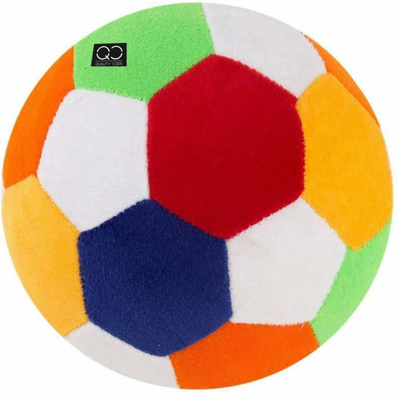 Aleeza creations Stuffed Soft Toy Foot Ball (Large - 2 cm)stuff Round Boll (Multicolor) - 25 cm(Multicolor)