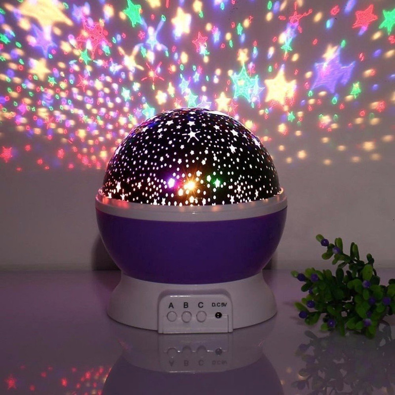 rivtoxx Star Master Projector Rotating LED Star Moon Night Lamp Sky LED Projector Lamp Single Disco Ball(Ball Diameter: 12.7 cm)