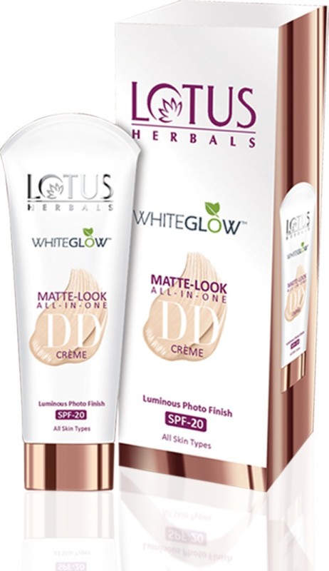 Lotus Herbals WhiteGlow Matte Look All in One DD Crème SPF 20...