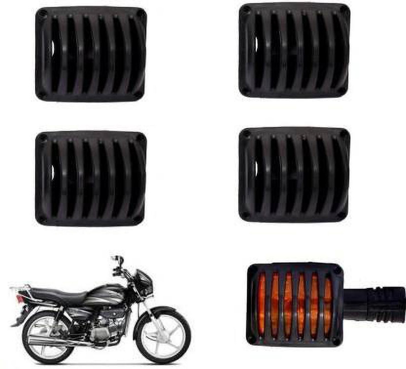 SLAMPZ Bike Indicator Grill Light2 Bike Headlight Grill Bike Headlight Grill(Black)