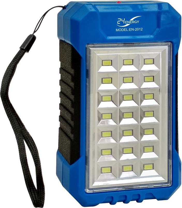 EN 24 Rechargeable Mini Emergency Lantern 21SMD LED Floor Lamp Light With Solar Plates 5 hrs Lantern Emergency Light(Blue)
