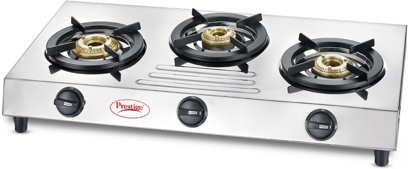 Prestige Agni Classic Stainless Steel Manual Gas Stove(2 Burners)