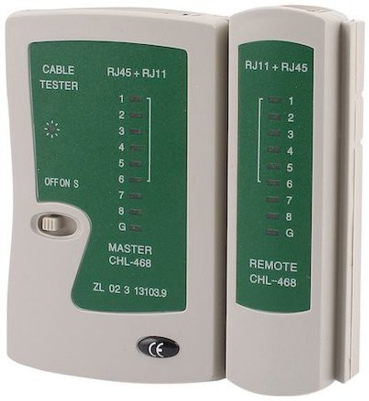 Pitambara RJ45 RJ11 Cat5e Cat6 Telephone Network LAN Cable Wire Tester Test Tool Network Interface Card(Multicolor)