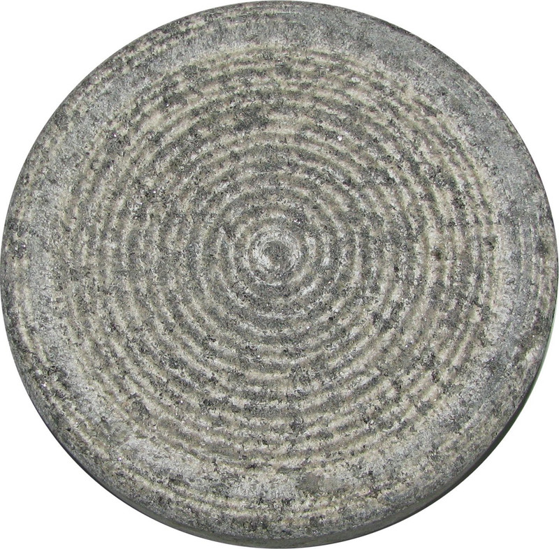 YUVI CREATIONS TURMERIC Rubbing Stone (small) 10CM X10CM X 1CM) with FREE JAR KITCHEN CONTAINER Stoneware Masher