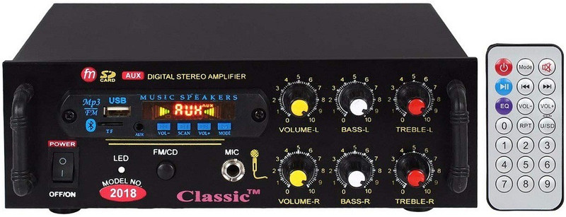 CLASSIC GOLD Metal Amp-Bt-999 Speaker (Black) 2 Soundbar(Home Theatre System)