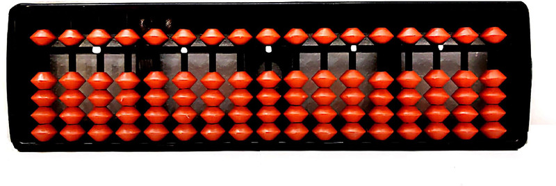 Universal Abacus Universal Kids Abacus Tool (Brown and Black-17 Rod)(Brown, Black)