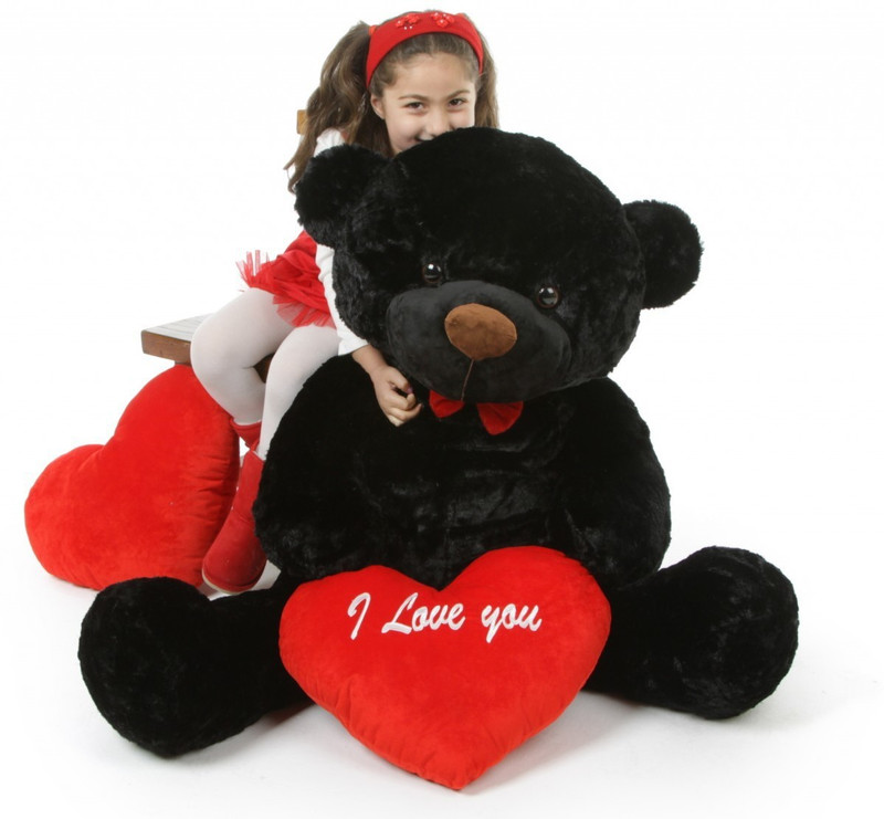 msy Cute Bootsy Red 90 Cm 3 feet Huggable And Loveable For Someone Special - 90 cm(Black)
