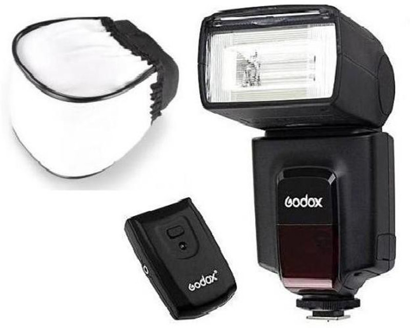 GODOX GODX TT520II Flash with WON Diffuser Flash  (Black)