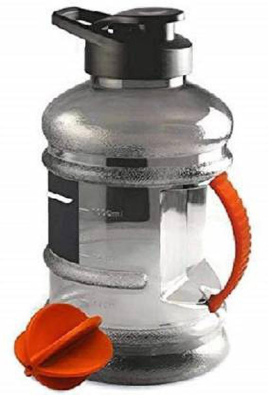 Petalshue PTS-Gallon Water Bottle, Sports Fitness Exercise Water Jug 1500 ml Plastic Shaker(Pack of 1, Black)