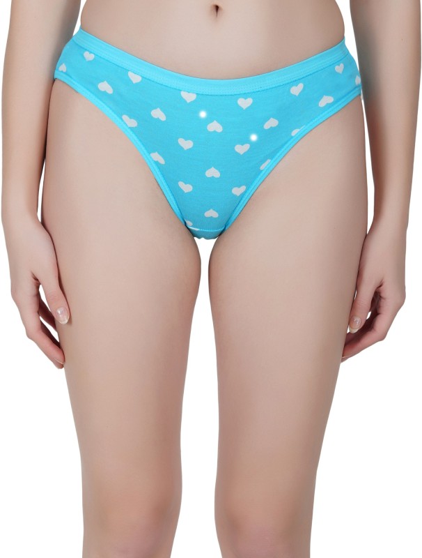 DECOT PARADISE Women Hipster Blue Panty(Pack of 1)