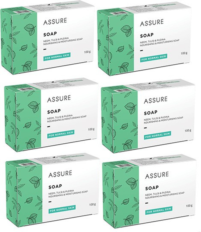 ASSURE NEEM TULSI & PUDINA (600 g, Pack of 6)(600 g)