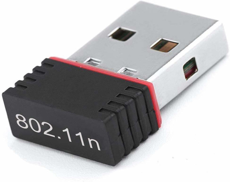 ELECTRO WOLF 600 Mbps USB WiFi Receiver Adapter, Wireless Network Receiver Dongle for Desktop PC Laptop Wireless USB Lan Adapter compatible with Windows, Linux, Mac(600 Mbps)