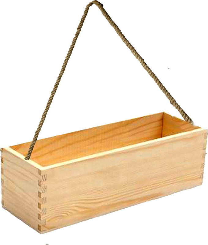 LIVEONCE wooen hanger Window Bird Feeder Bird Feeder(Beige)