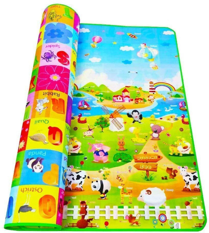Rixim Polyester Baby Play Mat(multicolr, Medium)