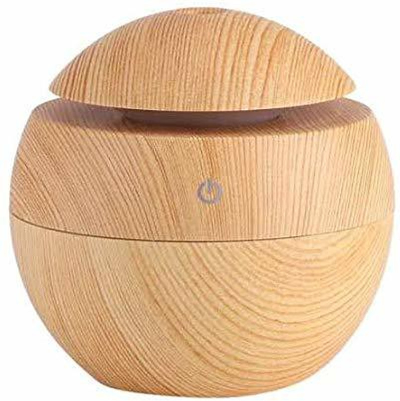 Mobile Addaa Room Portable Wooden Round Shape Ultrasonic Humidifier Humidifier