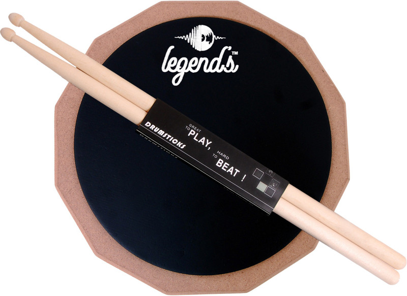 RockOn Double Sided Drum Practice Pad(8 inch)
