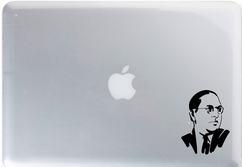 PEACOCKRIDE Legendary Ambedkar Laptop Decal High-Quality adhesive matte finish vinyl Laptop Skin Compatible for 15.1 inch(Theme: Famous Personalities)