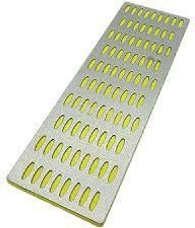 Inditrust 2 inch x 6 inch combination Knife Sharpening Stone Knife Sharpening Stone(Carbon Steel)