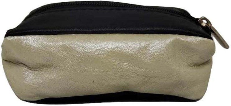 JL Collections Genuine Leather Rectangle Shape Coin Plus Key Pouch Coin Purse