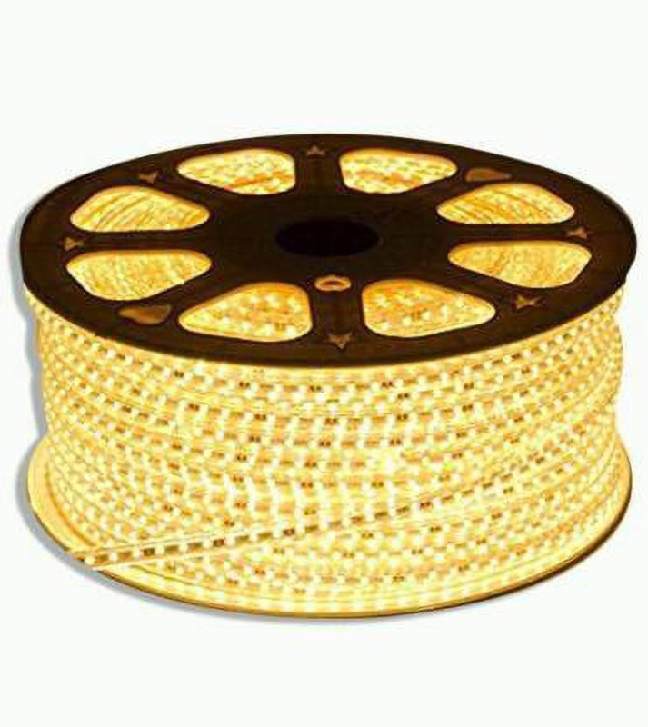 Great More 1200 LEDs 8 m Gold Steady Strip Rice Lights(Pack of 1)