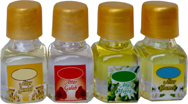Beauty Of Witness Snadal, rose, mgra and chameli Attar - Roll on set of 4 Floral Attar(Sandalwood, Rose, Mogra, Chameli)