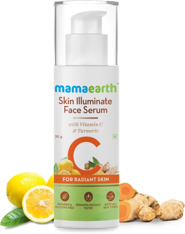 Mamaearth Skin Illuminate Face Serum for Radiant Skin with Vitamin C &...