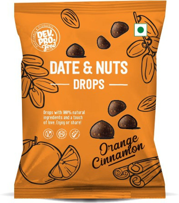 NMK Esbaco Dev. Pro. Date & Nut Drops Orange Cinnamon(12 x 40 g)