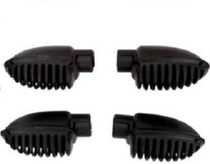 ACCESSOREEZ bike indictor cover platina ( set of 4 pcs) black Bike Headlight Grill(Black)