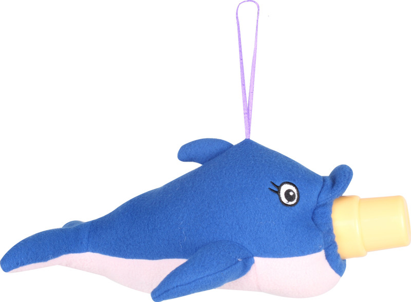 VBaby Dolphin Shape Cute Soft Toy Milk Feeding Bottle Cover 0 -24 Months(Blue)